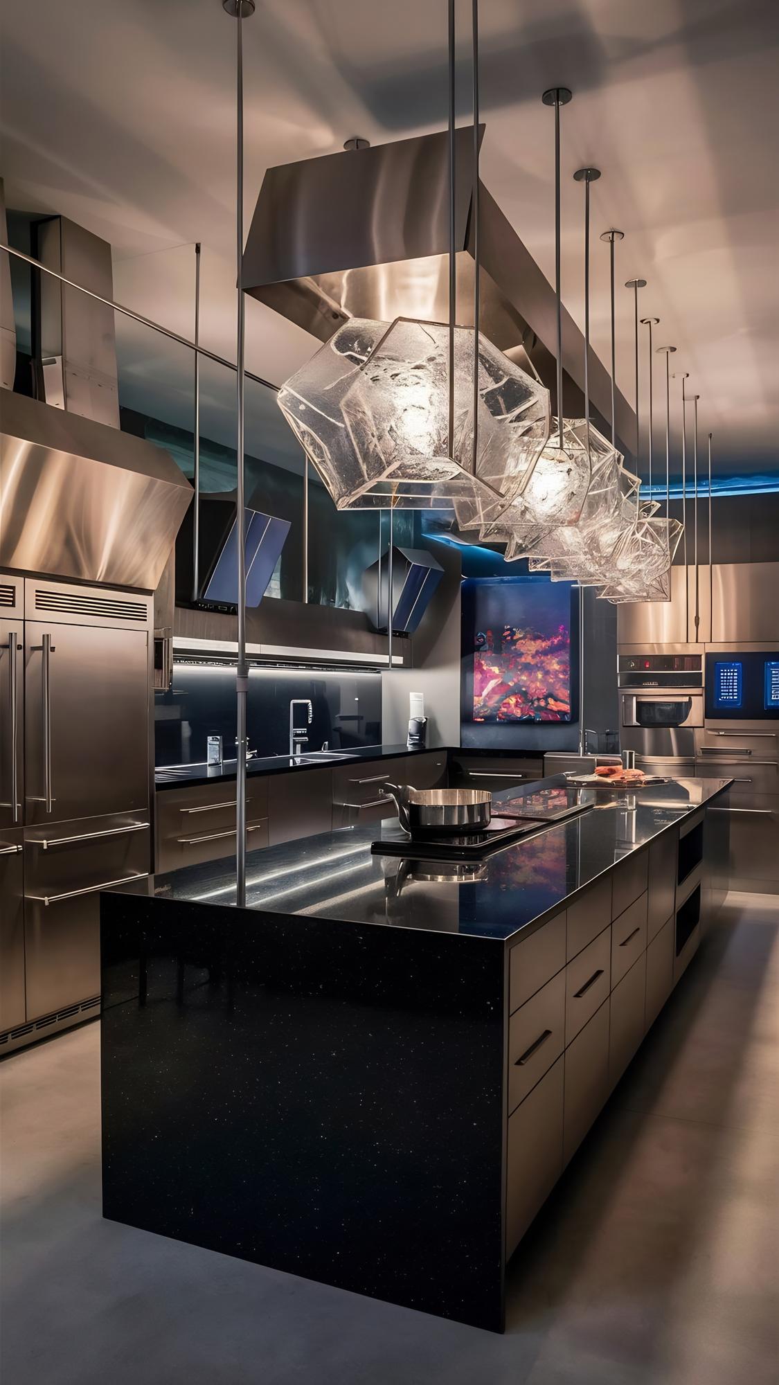 Interno cucina professionale per corsi